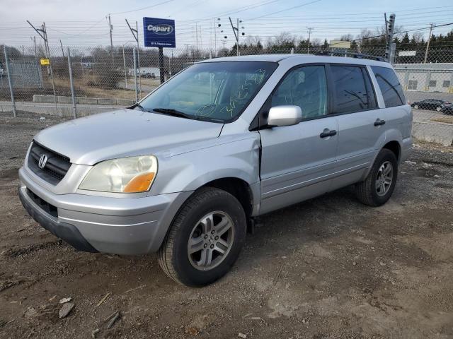 HONDA PILOT EXL 2004 with VIN 2HKYF18544H575993 - Photo from auction