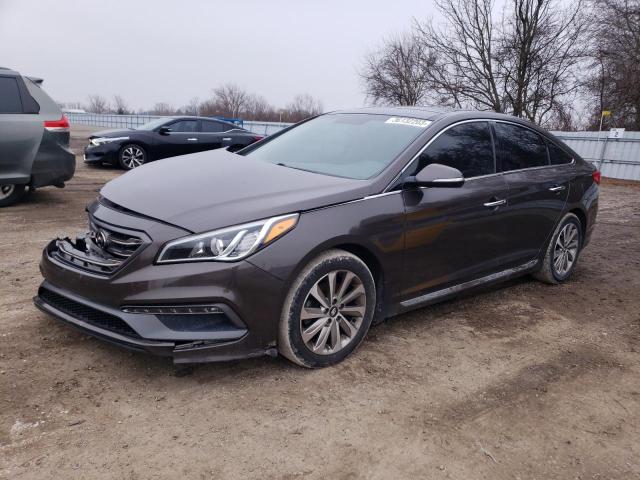 HYUNDAI SONATA SPO 2015 with VIN 5NPE34AF6FH081718 - Photo from auction