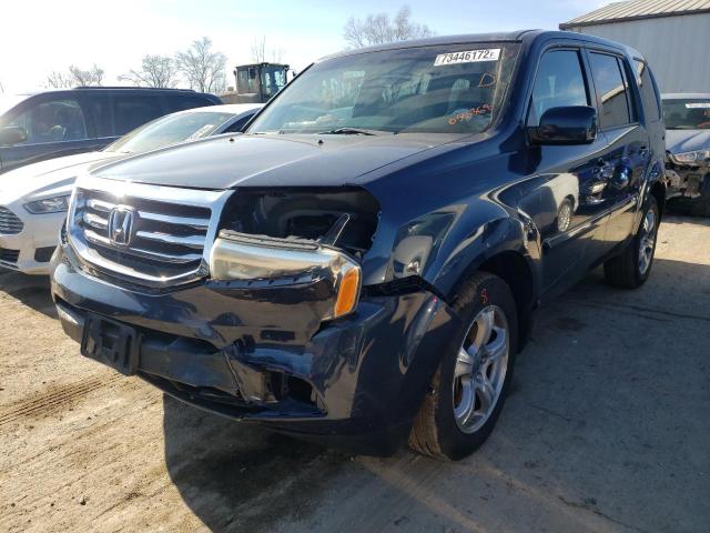 HONDA PILOT EXL 2012 с VIN 5FNYF4H56CB058368 - Фото с аукциона