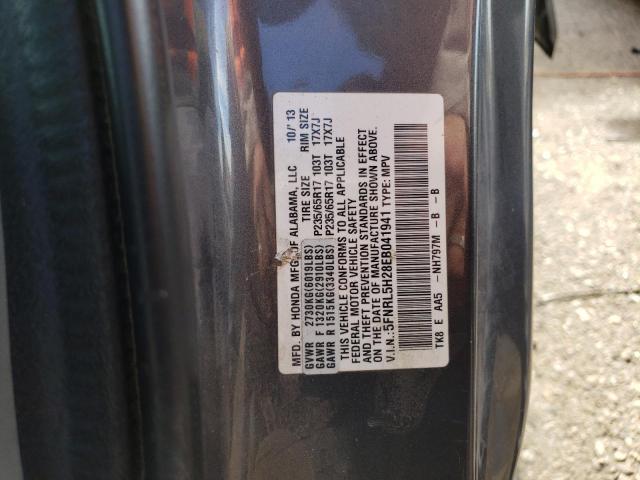 Photo 14 from auction – 2014 HONDA ODYSSEY LX with VIN 5FNRL5H28EB041941