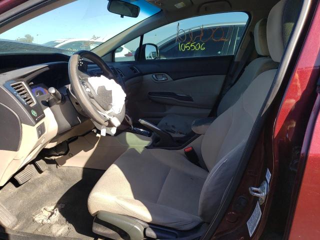 Photo 7 from auction – 2013 HONDA CIVIC LX with VIN 19XFB2F56DE079738