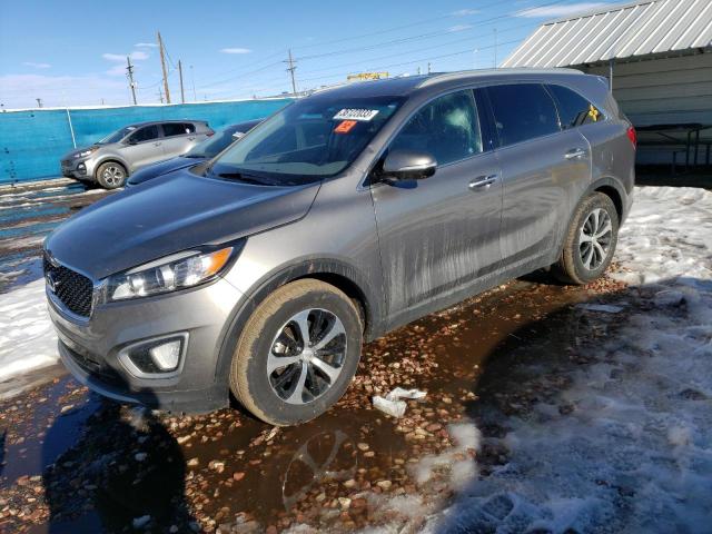KIA SORENTO EX 2016 with VIN 5XYPH4A19GG019527 - Photo from auction