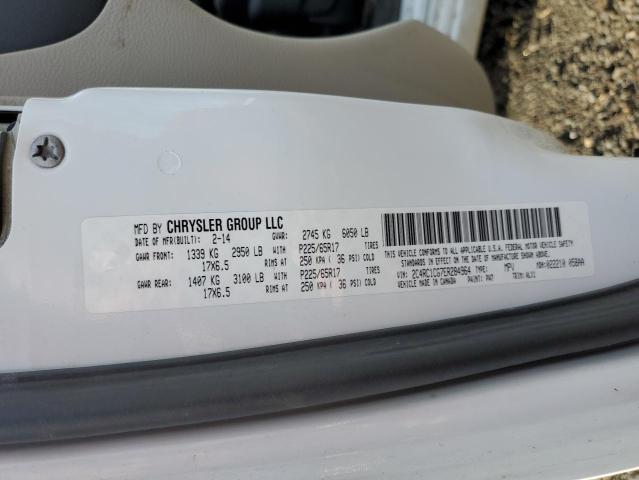 Photo 14 from auction – 2014 CHRYSLER TOWN & COU with VIN 2C4RC1CG7ER284964