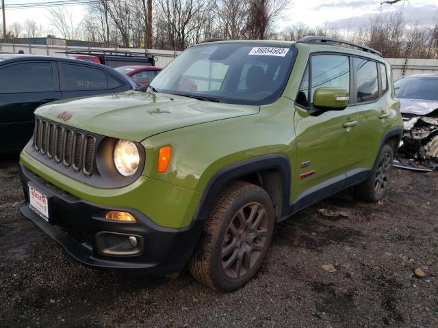 JEEP RENEGADE L 2016 with VIN ZACCJBBT8GPC65816 - Photo from auction
