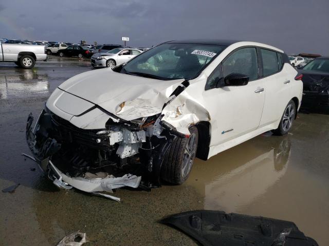 NISSAN LEAF S 2018 with VIN 1N4AZ1CP3JC304163 - Photo from auction