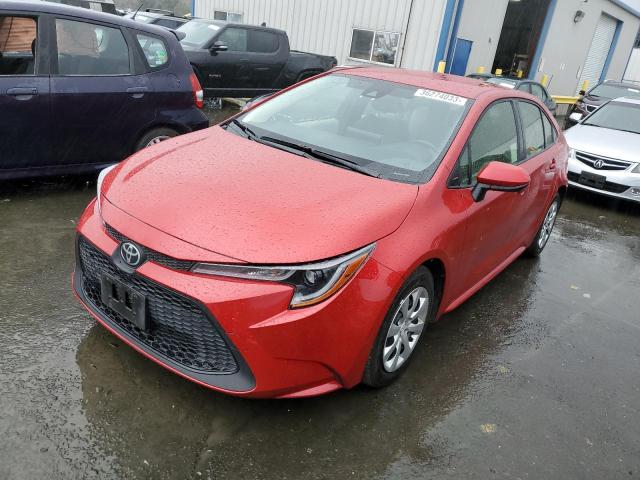 TOYOTA COROLLA LE 2021 with VIN JTDEPMAE6MJ184735 - Photo from auction