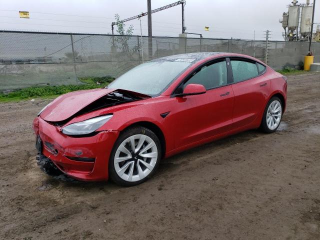 TESLA MODEL 3 2022 with VIN 5YJ3E1EB8NF192405 - Photo from auction
