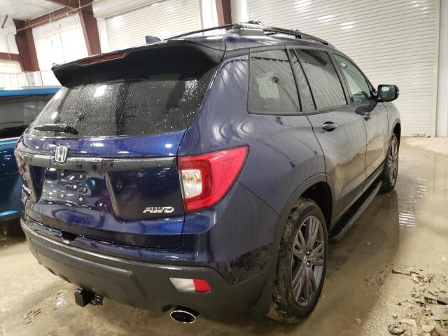 Photo 3 from auction – 2021 HONDA PASSPORT E with VIN 5FNYF8H53MB041875