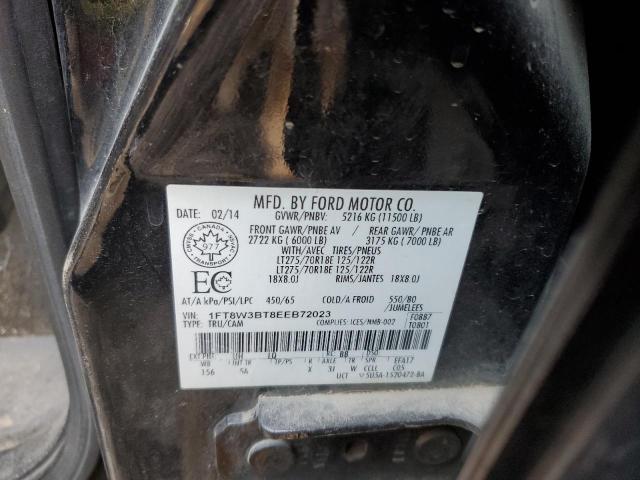 Photo 10 from auction – 2014 FORD F350 SUPER with VIN 1FT8W3BT8EEB72023
