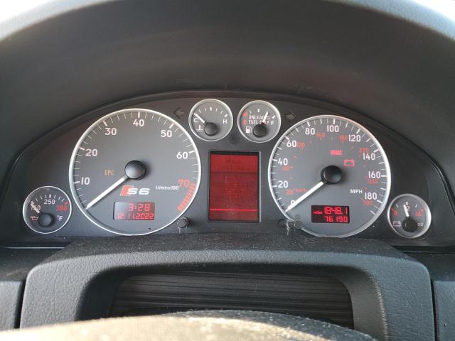 Photo 9 from auction – 2002 AUDI S6 AVANT Q with VIN WAUXU64B32N101246