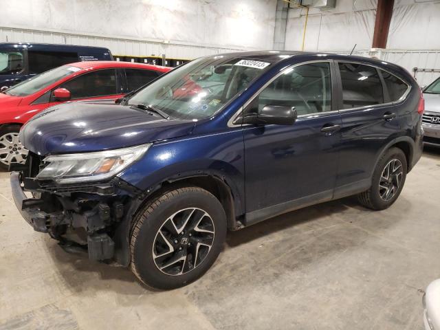 HONDA CR-V SE 2016 with VIN 5J6RM4H49GL027050 - Photo from auction