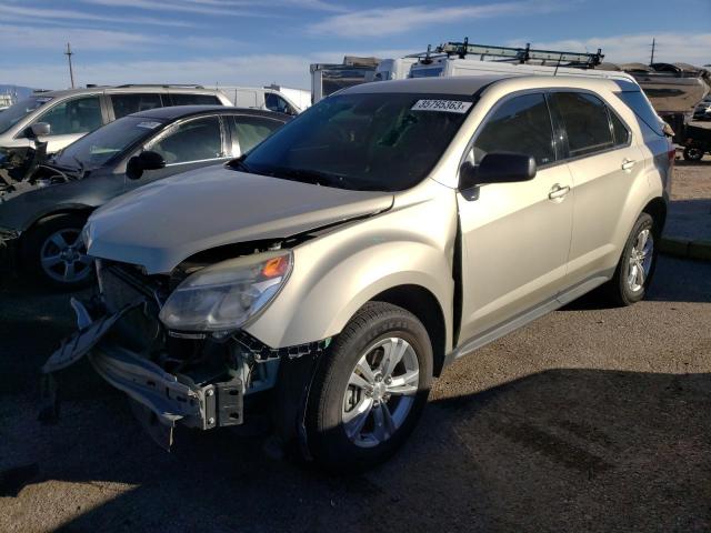 CHEVROLET EQUINOX LS 2016 with VIN 2GNALBEKXG1140922 - Photo from auction