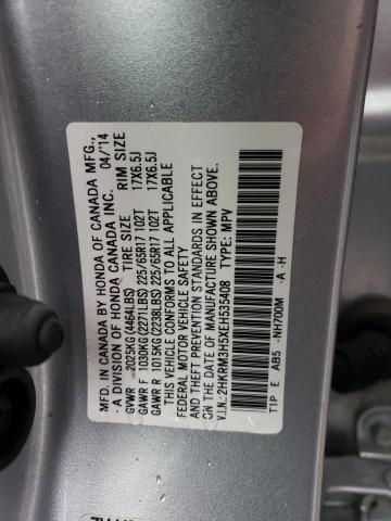 Photo 14 from auction – 2014 HONDA CR-V EX with VIN 2HKRM3H5XEH535408