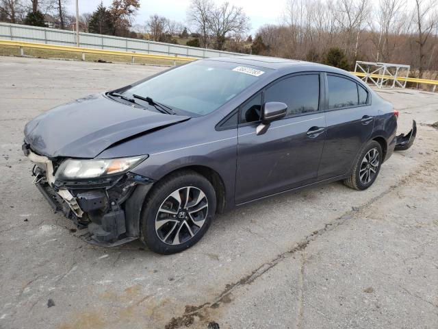 HONDA CIVIC EX 2014 with VIN 2HGFB2F83EH543361 - Photo from auction