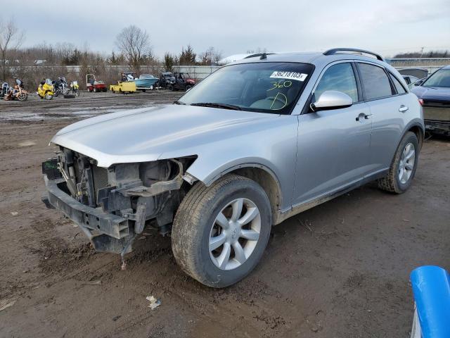 INFINITI FX35 2005 with VIN JNRAS08W35X212509 - Photo from auction