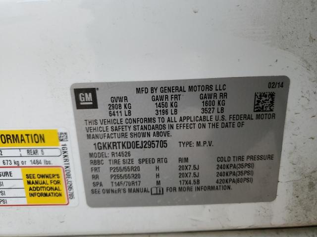 Photo 14 from auction – 2014 GMC ACADIA DEN with VIN 1GKKRTKD0EJ295705