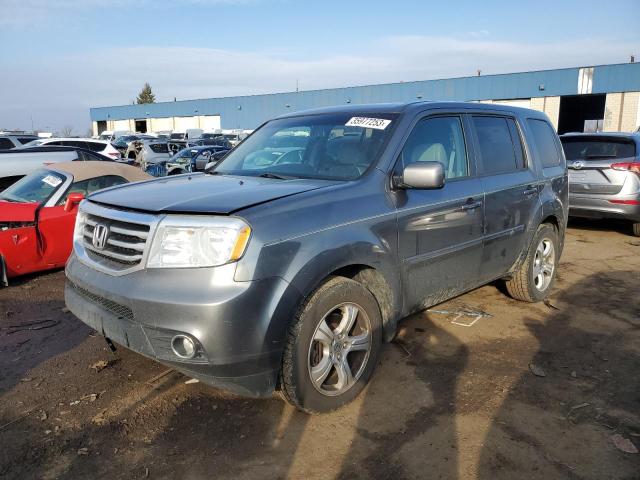 HONDA PILOT EXL 2012 with VIN 5FNYF4H51CB019915 - Photo from auction