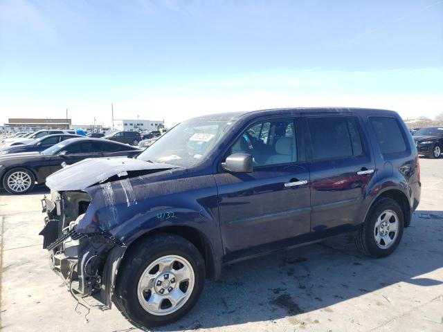 HONDA PILOT LX 2013 with VIN 5FNYF3H25DB025251 - Photo from auction