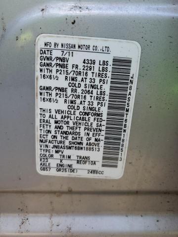 Photo 14 from auction – 2011 NISSAN ROGUE S with VIN JN8AS5MT6BW188513