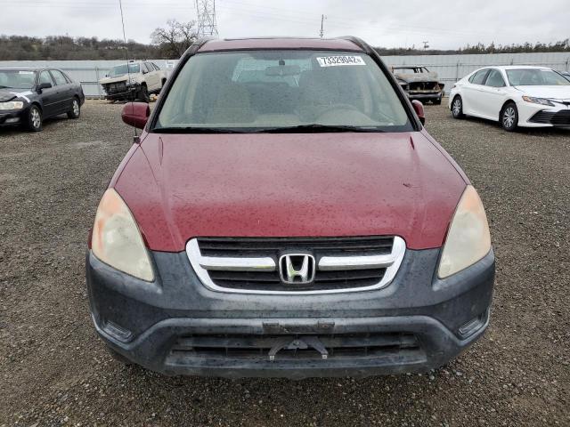 Photo 5 from auction – 2002 HONDA CR-V EX with VIN JHLRD78862C094405