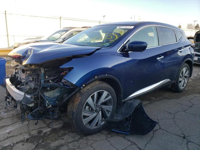 NISSAN MURANO SL 2021 with VIN 5N1AZ2CS3MC132172 - Photo from auction