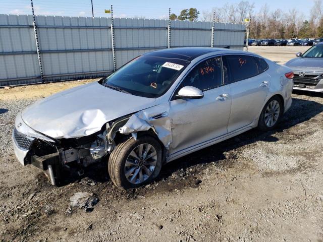 KIA OPTIMA EX 2016 with VIN 5XXGU4L34GG041255 - Photo from auction