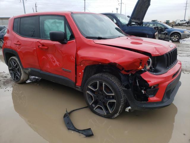 Photo 4 from auction – 2021 JEEP RENEGADE S with VIN ZACNJDAB9MPM41973