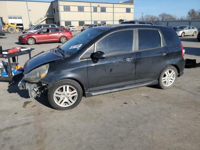 HONDA FIT S 2007 with VIN JHMGD37657S002967 - Photo from auction