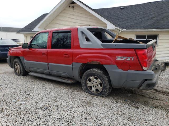 Photo 2 from auction – 2002 CHEVROLET AVALANCHE with VIN 3GNEK13T42G103665