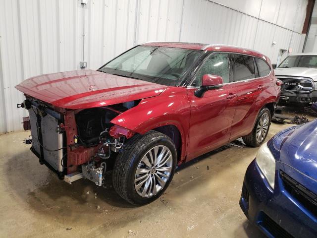 TOYOTA HIGHLANDER 2022 with VIN 5TDFZRBH5NS176540 - Photo from auction