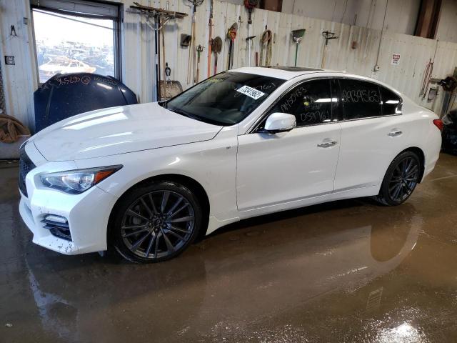 INFINITI Q50 RED SP 2016 with VIN JN1FV7AR0GM450433 - Photo from auction