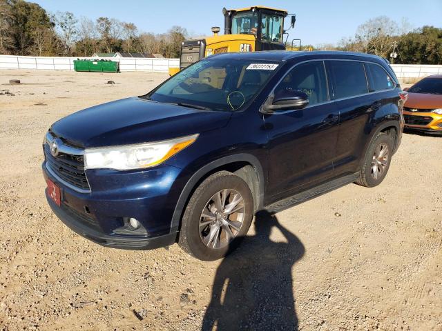 TOYOTA HIGHLANDER 2014 with VIN 5TDKKRFH1ES011467 - Photo from auction