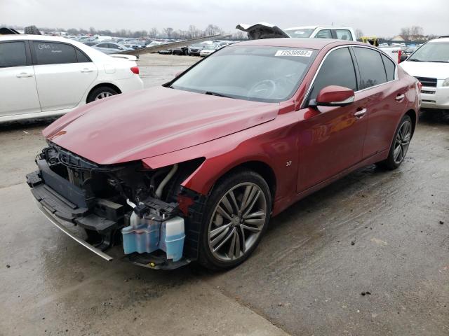 INFINITI Q50 BASE 2014 with VIN JN1BV7AR8EM686324 - Photo from auction