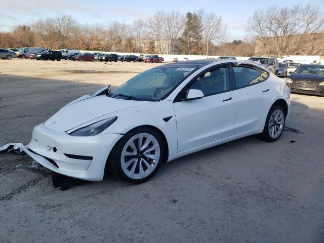 TESLA MODEL 3 2022 with VIN 5YJ3E1EA8NF370868 - Photo from auction