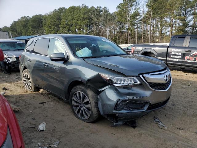 Foto 4 de la subasta – 2016 ACURA MDX TECHNO con VIN 5FRYD4H43GB030450