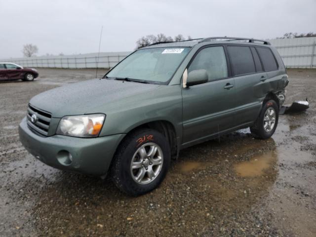 TOYOTA HIGHLANDER 2005 with VIN JTEEP21A950115851 - Photo from auction