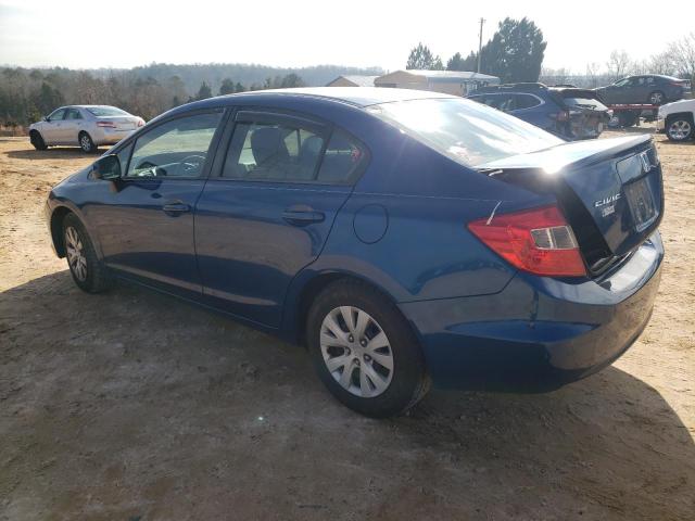 Photo 2 from auction – 2012 HONDA CIVIC LX with VIN 19XFB2F58CE031656