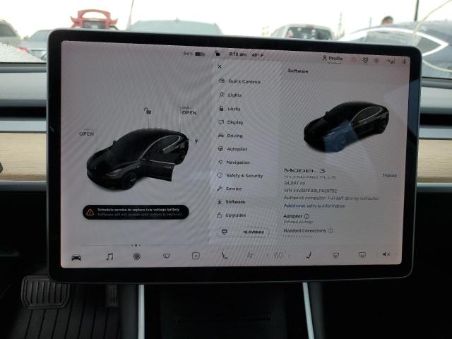 Photo 9 from auction – 2020 TESLA MODEL 3 with VIN 5YJ3E1EA8LF629792