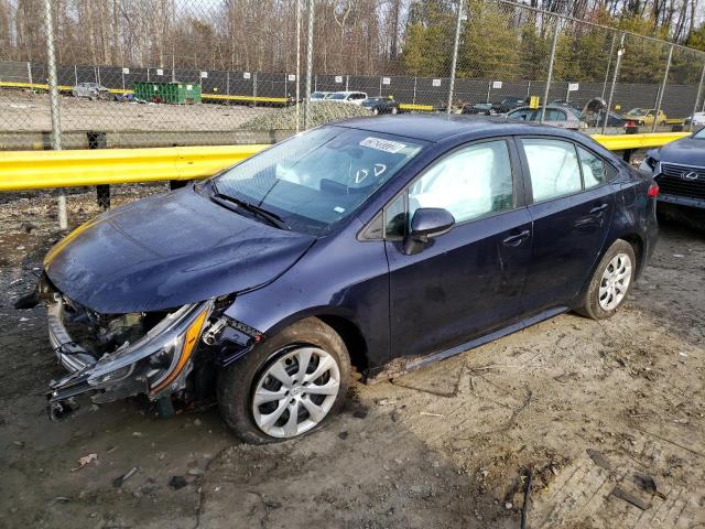 TOYOTA COROLLA LE 2021 with VIN 5YFEPMAE1MP218592 - Photo from auction