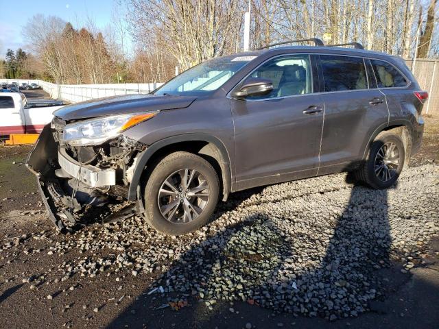 TOYOTA HIGHLANDER 2016 with VIN 5TDJKRFH6GS329258 - Photo from auction