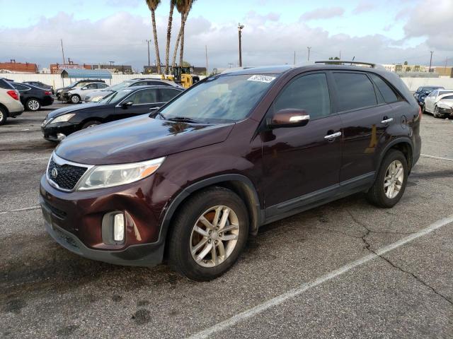 KIA SORENTO LX 2015 with VIN 5XYKT4A72FG642001 - Photo from auction