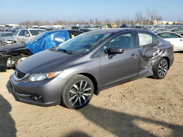 HONDA CIVIC EXL 2015 with VIN 19XFB2F9XFE039054 - Photo from auction