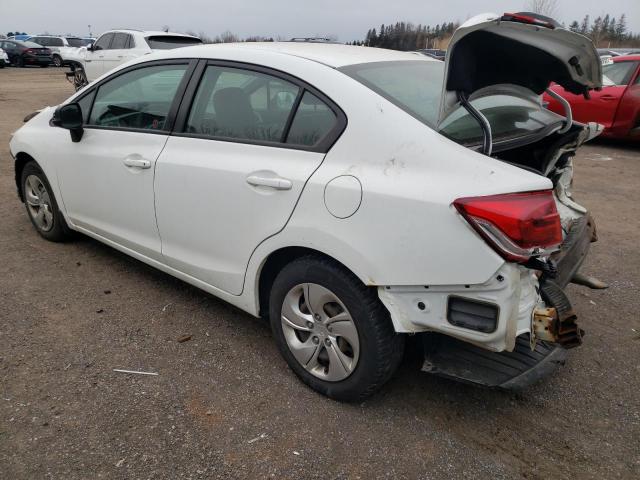 Photo 2 from auction – 2013 HONDA CIVIC LX with VIN 2HGFB2F48DH109643