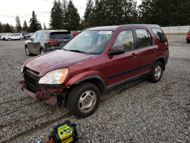 HONDA CR-V LX 2002 with VIN JHLRD68462C014382 - Photo from auction