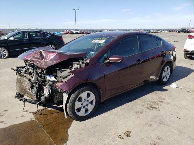KIA FORTE LX 2017 with VIN 3KPFL4A72HE018992 - Photo from auction