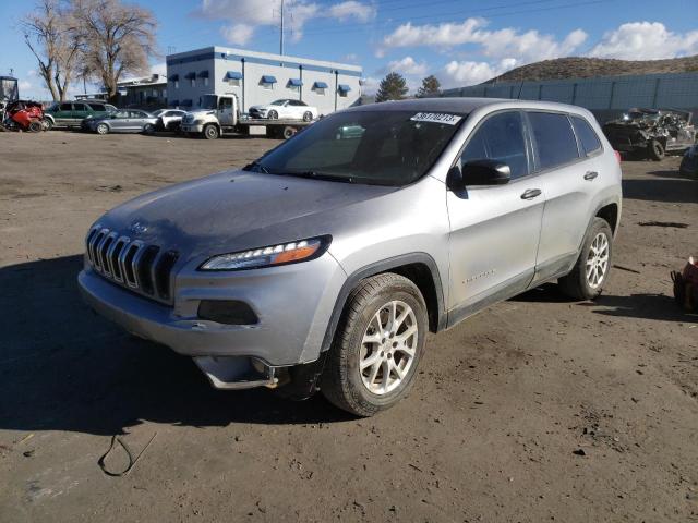 Photo 1 from auction – 2015 JEEP CHEROKEE S with VIN 1C4PJMAB6FW571047
