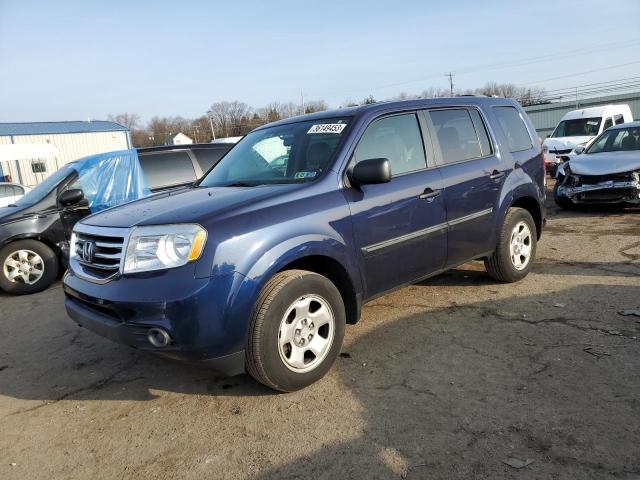 HONDA PILOT LX 2013 with VIN 5FNYF4H28DB083702 - Photo from auction