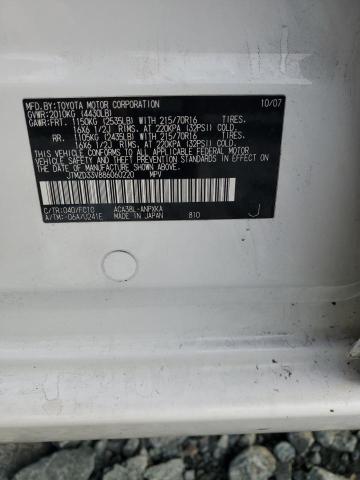 Photo 14 from auction – 2008 TOYOTA RAV4 with VIN JTMZD33V886060220