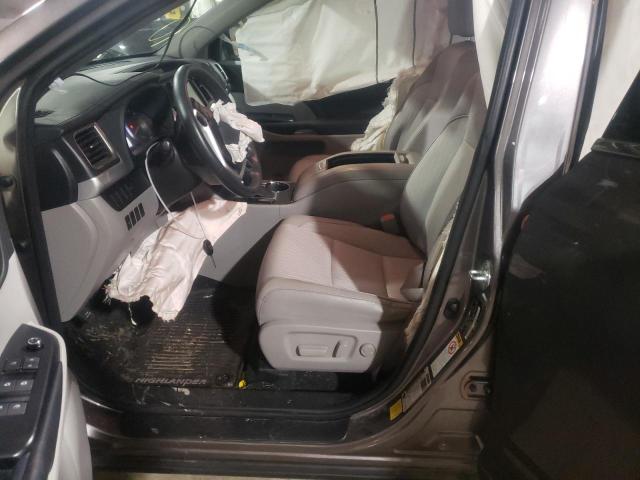 Photo 7 from auction – 2016 TOYOTA HIGHLANDER with VIN 5TDBKRFH2GS305480