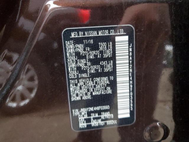 Photo 14 from auction – 2017 NISSAN ARMADA PLA with VIN JN8AY2NE4H9703593